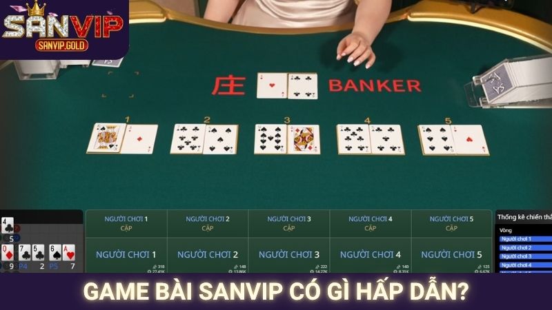 Game bài SANVIP có gì hấp dẫn?