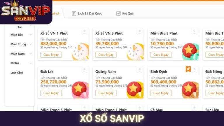 Xổ Số SANVIP